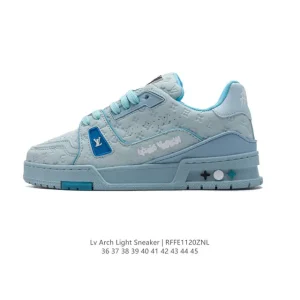 Louis Vuitton Trainer Low Crystal Embellished Thick Sole Fashion Sneakers