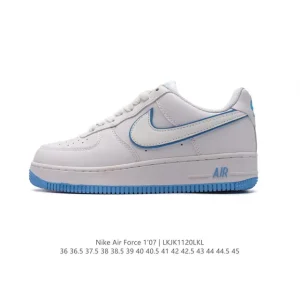 Nike Air Force 1 07 Low DV0768-101 White Leather Casual Sneakers
