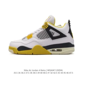 Jordan Air 4 Retro OG White Cement Men and Women Basketball Shoes