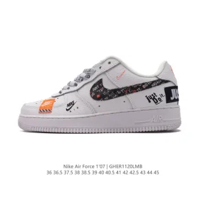 Nike Air Force 1 '07 Low White Casual Sneakers with Air Cushion