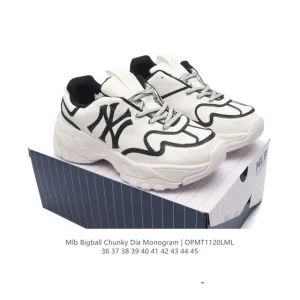 MLB Bigball Chunky Dia Mono Vintage Print Sneakers