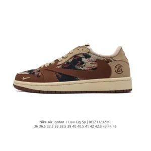 Jordan Military Blue Low Reverse Swoosh Leather Sneakers