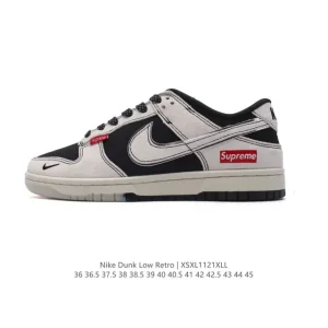 Nike Dunk Low Retro Louis Vuitton Collaboration Vintage Basketball Skateboarding Shoes