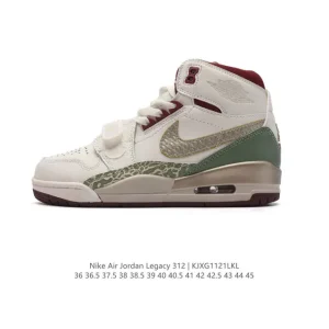Jordan Legacy 312 Low Men's Basketball Shoes with Premium Leather and Air Cushioning