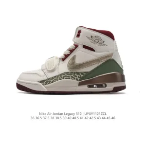 Jordan Legacy 312 Low Men's Basketball Shoes Premium Leather