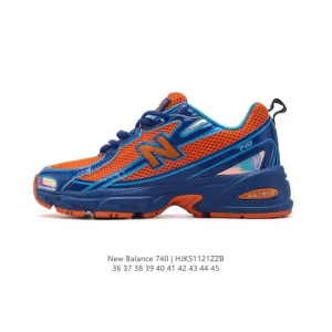 New Balance Mr740 Vintage Grey Blue Retro Dad Sneakers