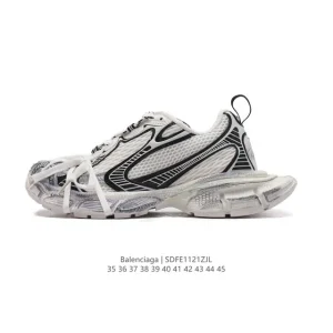 Balenciaga 3XL Sneaker Low Top Mesh Lace Up Vintage Distressed Running Shoe