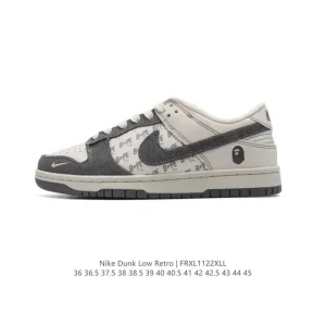 Nike Dunk Low Retro Vintage Basketball and Skateboarding Sneakers