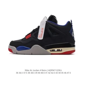 Jordan Air 4 Retro OG Black Cement Men and Women Basketball Shoes