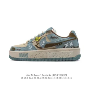 Nike Air Force 1 Fontanka High Top Sneakers with React Foam