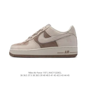 Nike Air Force 1 Low 07 Honeycomb Vintage Leather White Sneakers