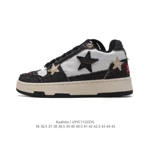 Kaalixto Stars Chunky Sole Platform Sneakers for Men and Women
