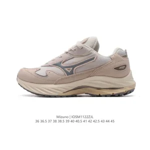 Mizuno Sportstyle Retro Fashion Comfortable Running Shoes with Wave Cushioning