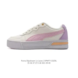 Puma Slipstream Laces Women's Low Top Leather Vintage Sneakers
