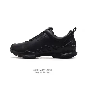 ECCO Men's Outdoor Casual Sneakers Breathable Lightweight Lace-Up Shoes