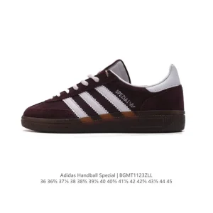 Adidas Handball Spezial Low-Top Leather Sneakers for Men and Women