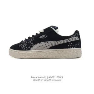PUMA Suede XL Low Top Retro Casual Sneakers with Thick Sole