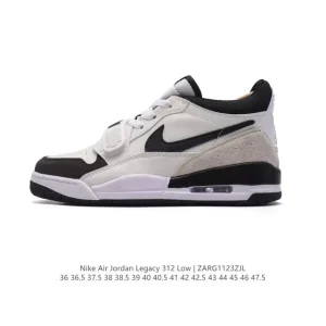 Jordan Legacy 312 Low Men's Basketball Shoes Classic Leather Sneakers