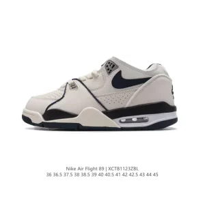 Nike Air Flight 89 Low-Top Sneakers with Max Air Cushioning and Night Glow