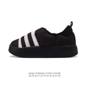 Adidas Originals Puffylette Kids Shoes Winter Warm Slip-On Sneakers