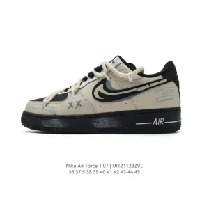 Nike Air Force 1 Low DH2920 Deconstructed Strap Double Laces Platform Sneakers