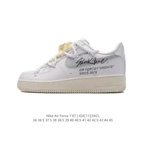 Nike Air Force 1 Low Deconstruction Strap Double Laces Thick Sole Sneaker
