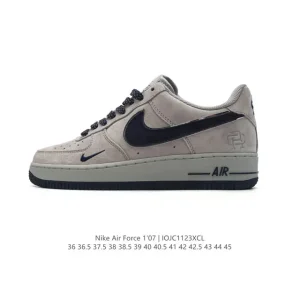 Nike Air Force 1 Low 07 Vintage Leather Sneakers with Gum Sole