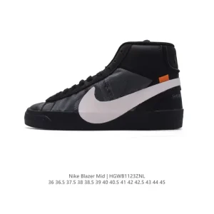 Off-White x Nike Blazer Mid Collaborative High-Top Sneaker