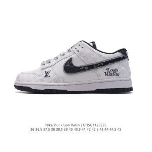 Nike Dunk Low LV Vintage Retro Basketball Skateboarding Sneakers