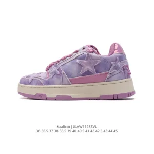 Kaalixto Stars Chunky Sole Platform Sneakers Unisex Shoes