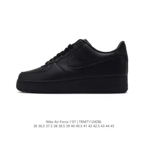 Nike Air Force 1 07 Low White Casual Sneakers with Air Cushion