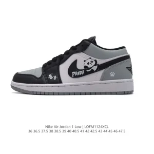 Jordan Air AJ1 Panda Handmade Special Edition Custom Sneakers
