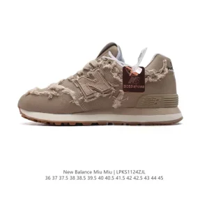 Miu Miu x New Balance 530 Sl Vintage Canvas Sneakers