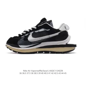 Sacai x Nike Vaporwaffle Chukka Black White Summit White