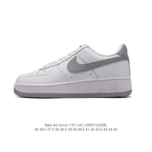 Nike Air Force 1 Low DH9595 White Leather Casual Sneakers for Men and Women