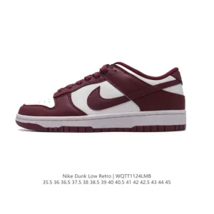 Nike SB Dunk Low Pro Vintage Leather Skateboarding Shoes for Men and Women