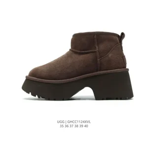 UGG Classic Short Waterproof Winter Boots with Wool Lining