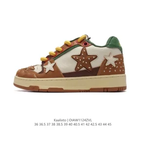 Kaalixto Christmas Limited Edition Star Chunky Sole Skateboard Sneakers