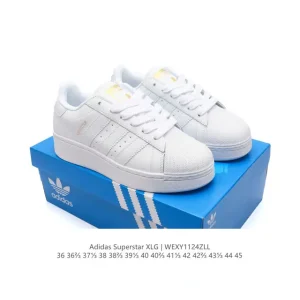 Adidas Superstar XLG Platform Leather Shoes with Shell Toe
