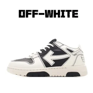 Off-White Out Of Office Low-Top Lace-Up Sneakers with Arrows and Zip Tie