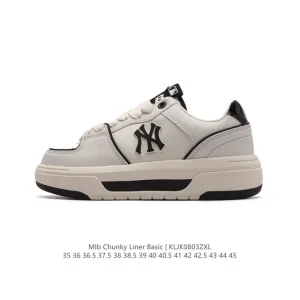 MLB Chunky Liner Basic Retro Street Unisex Sneakers with Thick Sole