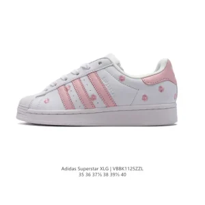 Adidas Superstar Flowers Embroidery Classic Shell Toe Women's Casual Sneakers