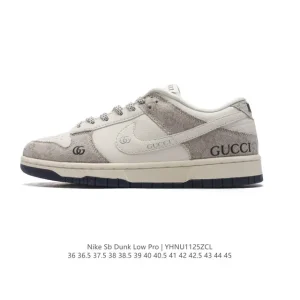Nike Dunk Low Retro Gucci Collaboration Vintage Basketball Skateboarding Shoes