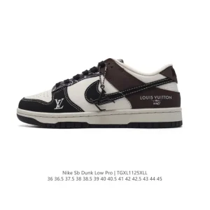 Nike Dunk Low Retro Louis Vuitton Collaboration Vintage Basketball Skateboarding Shoes
