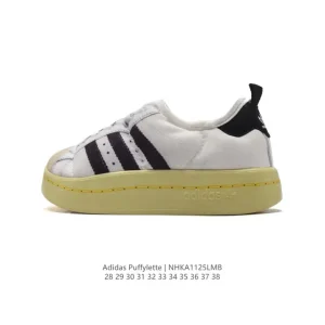 Adidas Puffylette Kids Shoes Retro Thick Sole Winter Warm Sneakers