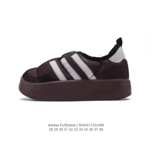 Adidas Puffylette Kids Shoes Retro Thick Sole Winter Warm Sneakers