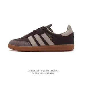 Adidas Originals Samba OG Shoes Classic Leather T-Toe Sneakers for Men and Women