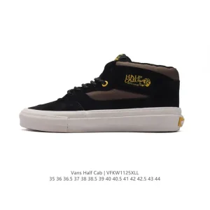 Vans Half Cab Mid Top Suede Vulcanized Skate Shoe for Men and Women
