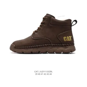 Cat Men's Classic Martin Boots Waterproof Outdoor Hiking Shoes