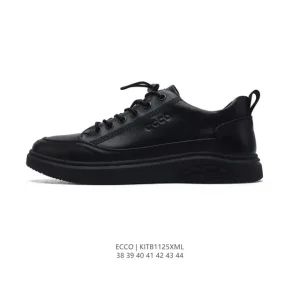 ECCO Men's Casual Leather Shoes Fashion Sneakers Low-Top Boots